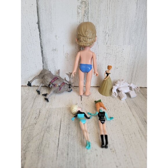 Frozen Kristoff young Anna Elsa princess sven set toy figure - Picture 7 of 8